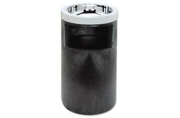 Image of Lagasse Brothers Smoking Urn W/ASH/TRSH BLK/CHR 2586-00-BLA