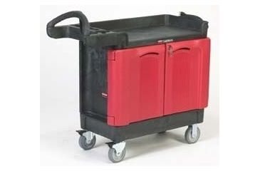 Image of Lagasse Brothers Refuse Bin for TradeMaster Mobile Cabinet Carts, Rubbermaid 3353-88-BLA
