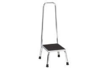 Image of Lakeside Manufacturing Chrome Step Stool W/handrail 4910, Unit EA