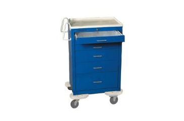 Image of Lakeside Manufacturing Emergency Cart Blue 3 Drawer C-324-P2K-1B, Unit EA