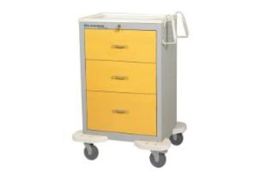 Image of Lakeside Manufacturing Isolation Cart Gray 3 Drawer C-330-K-1G, Unit EA