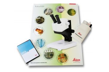 Image of Leica Microsystems Educational Tool Box w/CD, Cleaning-Set and E-Series-Stereomicroscope Poster