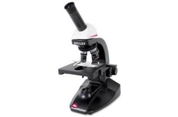 Image of Leica Microsystems Leitz Optilux LED EZ Tube Monocular Microscope,Mechanical Stage,Abbe Condenser,Plan 4x,10x,40x,100x,Oil,Cover 13613386