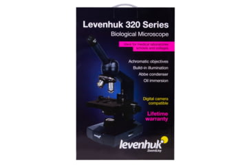 Image of Levenhuk D320L BASE 3M Digital Monocular Microscope, Optical Glass, 40-1000x, 23.2mm, Grey/Black, Middle, 73812