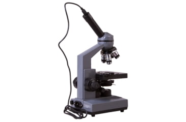 Image of Levenhuk D320L BASE 3M Digital Monocular Microscope, Optical Glass, 40-1000x, 23.2mm, Grey/Black, Middle, 73812