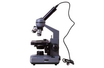 Image of Levenhuk D320L BASE 3M Digital Monocular Microscope, Optical Glass, 40-1000x, 23.2mm, Grey/Black, Middle, 73812