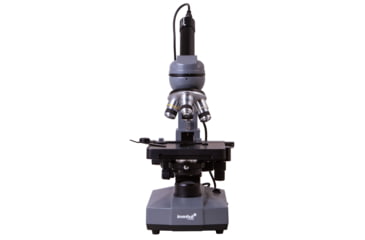 Image of Levenhuk D320L BASE 3M Digital Monocular Microscope, Optical Glass, 40-1000x, 23.2mm, Grey/Black, Middle, 73812