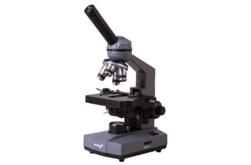 Image of Levenhuk D320L BASE 3M Digital Monocular Microscope, Optical Glass, 40-1000x, 23.2mm, Grey/Black, Middle, 73812
