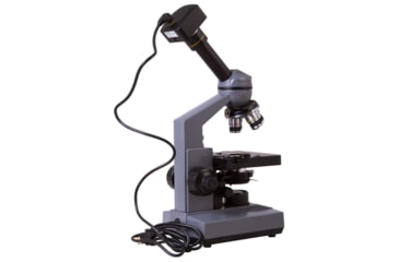Image of Levenhuk D320L PLUS 3.1M Digital Monocular Microscope, Optical Glass, 40-1600x, 23.2mm, Grey/Black, Middle, 73796