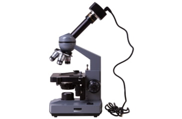 Image of Levenhuk D320L PLUS 3.1M Digital Monocular Microscope, Optical Glass, 40-1600x, 23.2mm, Grey/Black, Middle, 73796