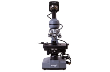 Image of Levenhuk D320L PLUS 3.1M Digital Monocular Microscope, Optical Glass, 40-1600x, 23.2mm, Grey/Black, Middle, 73796