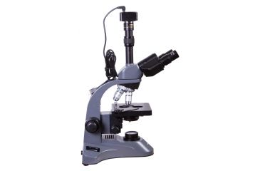 Image of Levenhuk D740T 5.1M Digital Trinocular Microscope, Grey, Medium 69658
