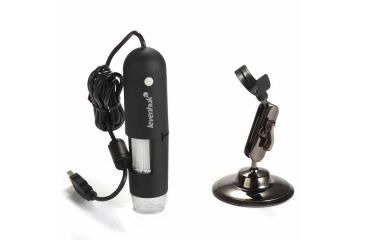 Image of Levenhuk DTX 50 USB Digital Microscope,Black,20-400x,1.3MP Digital Camera 61021