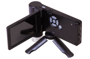 Image of Levenhuk DTX 700 Mobi Digital Microscope, Optical Glass, 10-300x, 0-100mm, Black, Middle, 75076