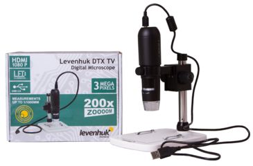 Image of Levenhuk DTX TV Digital Microscope, Black, Small, 70422