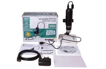 Image of Levenhuk DTX TV Digital Microscope, Black, Small, 70422