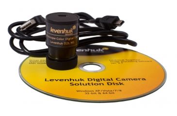 Image of Levenhuk Rainbow D2L 0.3M Digital Microscope, Moonstone, White, Medium 69065