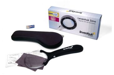 Image of Levenhuk Zeno LED Magnifier Loupe , 88-21 mm, Black, Medium 38115