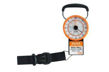 Image of Lewis N Clark Luggage Scale with Weight Marker, Orange 613