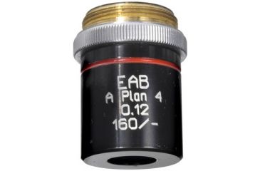 Image of LOMO Objective, Plan Achromat, 4x, 0.12 N.A., RMS