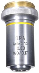 Image of LOMO Objective, Q-Plan Achromat, 10x, 0.30 N.A., DIN