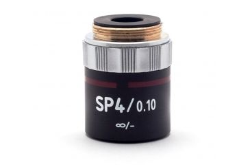 Image of LW Scientific i4 Microscope 4X Infinity Semi-Plan Objective, I4O-004X-ISDR