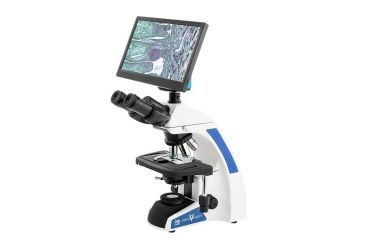 Image of LW Scientific Innovation Trinocular Microscope w/ BioVIEW Camera and  Monitor, INS-T4BV-IPL3