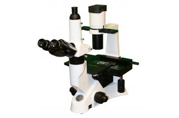 Image of LW Scientific Inverted Microscope with Plan 4X/40X and Phase 10x/20x Objectives, CREAM L1M-T04A-DPH3