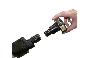 Image of LW Scientific MIniVid 5.1MP USB 2.0 Microscope Camera for MAC or PC, BLACK MVC-U5MP-EMTN