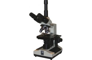 Image of LW Scientific Revalation III Trinocular Microscope with DIN Plan Objectives, LED, CREAM R3M-TN4A-DPL3