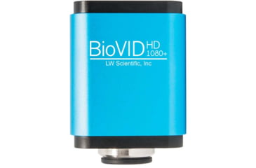 Image of LW Scientific Trinocular Microscope with BioVID 1080 Camera and 13 in Monitor, iNM-T4BV-iPL3