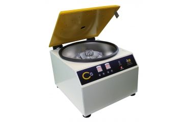 Image of LW Scientific USA C5 centrifuge 5000 RPM with 8 Place 3-15ml Angle Rotor Digital, CREAM C5C-08SU-15T3