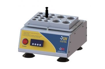 Image of LW Scientific USA Dry Bath Incubator with Two 12 x 15ml Blocks Digital, CREAM DBL-24PL-15DP