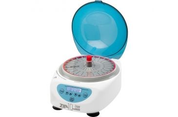 Image of LW Scientific Zip-IQ PCV Hematocrit Centrifuge, White/Blue, ZIC-24HD-75T3
