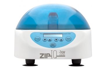 Image of LW Scientific Zip-IQ PCV Hematocrit Centrifuge, White/Blue, ZIC-24HD-75T3