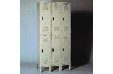Image of Lyon Metal Products Locker 2TIER(6OPEN)GRY12X18X36 DD52223