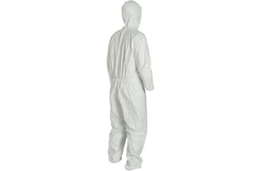 Image of Magid Glove DuPont Tyvek Coveralls w/Attached Hood, White, L, Case of 25, CVCH11L