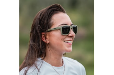 Image of Magpul Industries Rider Eyewear, Desert Verde Frame, Gray Lenses, Polarized, MAG1277-1-332-1500