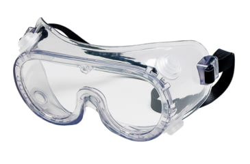 Image of MCR Safety 22 Series Safety Goggles, Uncoated Lens, Adjustable Rubber Strap, Clear, One Size, 2230R
