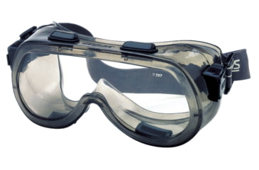 Image of MCR Safety 24 Series Safety Goggles, Adjustable Elastic Strap, Clear, One Size, 2400