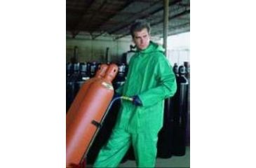Image of MCR Safety Chem Suit PVC/NYLON Green 6X 3882X6