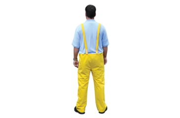 Image of MCR Safety Classic Series Waterproof Rain Pants, .35mm PVC/Poly, Bib Overall Style with Fly Front, Yellow, L, 200BPL