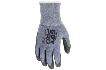 Image of MCR Safety Cut Pro 13 Gauge Hypermax Shell, Cut, Abrasion and Puncture Resistant Work Gloves, PU Coated Palm and Fingertips, Black/Blue, Medium, 92793PUM