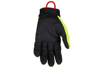 Image of MCR Safety Cut Pro Mechanics Cut and Puncture Resistant Work Gloves, Synthetic Leather Palm and Fingers, Palm Lined with Alycore, Black/Hi-Vis Lime, Medium, ML300AM