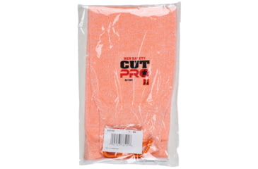 Image of MCR Safety Cut Pro Sleeves 13 Gauge Hypermax Hi-Vis Silicone Bicep Grip Pads, 20in Length, ANSI Cut A4, Orange, One Size, 9218O