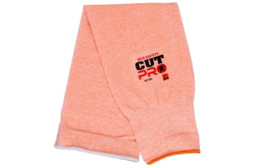Image of MCR Safety Cut Pro Sleeves 13 Gauge Hypermax Hi-Vis Silicone Bicep Grip Pads, 20in Length, ANSI Cut A4, Orange, One Size, 9218O