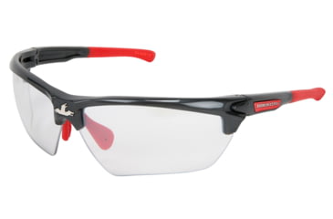 Image of MCR Safety DM1319 Dominator DM3 Series Safety Glasses, Adjustable Wire Core Temples and Nose Piece, I/O Clear Mirror, One Size, DM1319