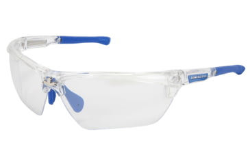 Image of MCR Safety DM1329 Dominator DM3 Series Safety Glasses, Adjustable Wire Core Temples and Nose Piece, I/O Clear Mirror, One Size, DM1329
