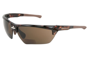 Image of MCR Safety Dominator DM3 Magnifier, Tortoise Shell Color Frame, MAX6 lens, 2.5 Diopter, Brown, One Size, DM13H25BPF