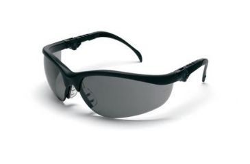 Image of MCR Safety Glasses Blk Frm Gray Lens PK12 KD312, Each